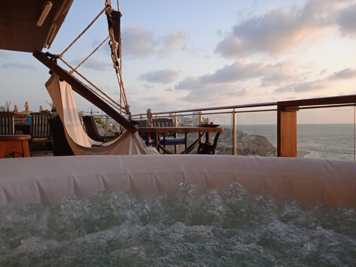 Jaffa Family Penthouse, Sea Front , 3Br, 2Ba, Apartment เทลอาวีฟ ภายนอก รูปภาพ