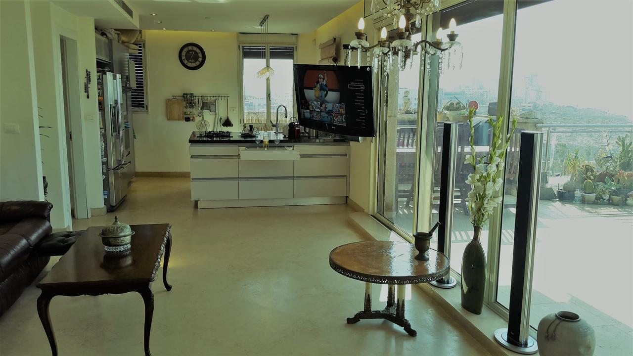 Jaffa Family Penthouse, Sea Front , 3Br, 2Ba, Apartment เทลอาวีฟ ภายนอก รูปภาพ